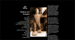 Desktop Screenshot of modernartfoundry.com